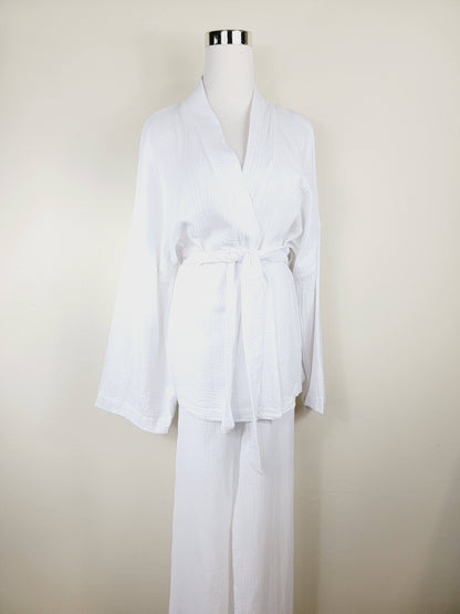 Breathable Muslin Set for Women, Versatile Everyday Wear