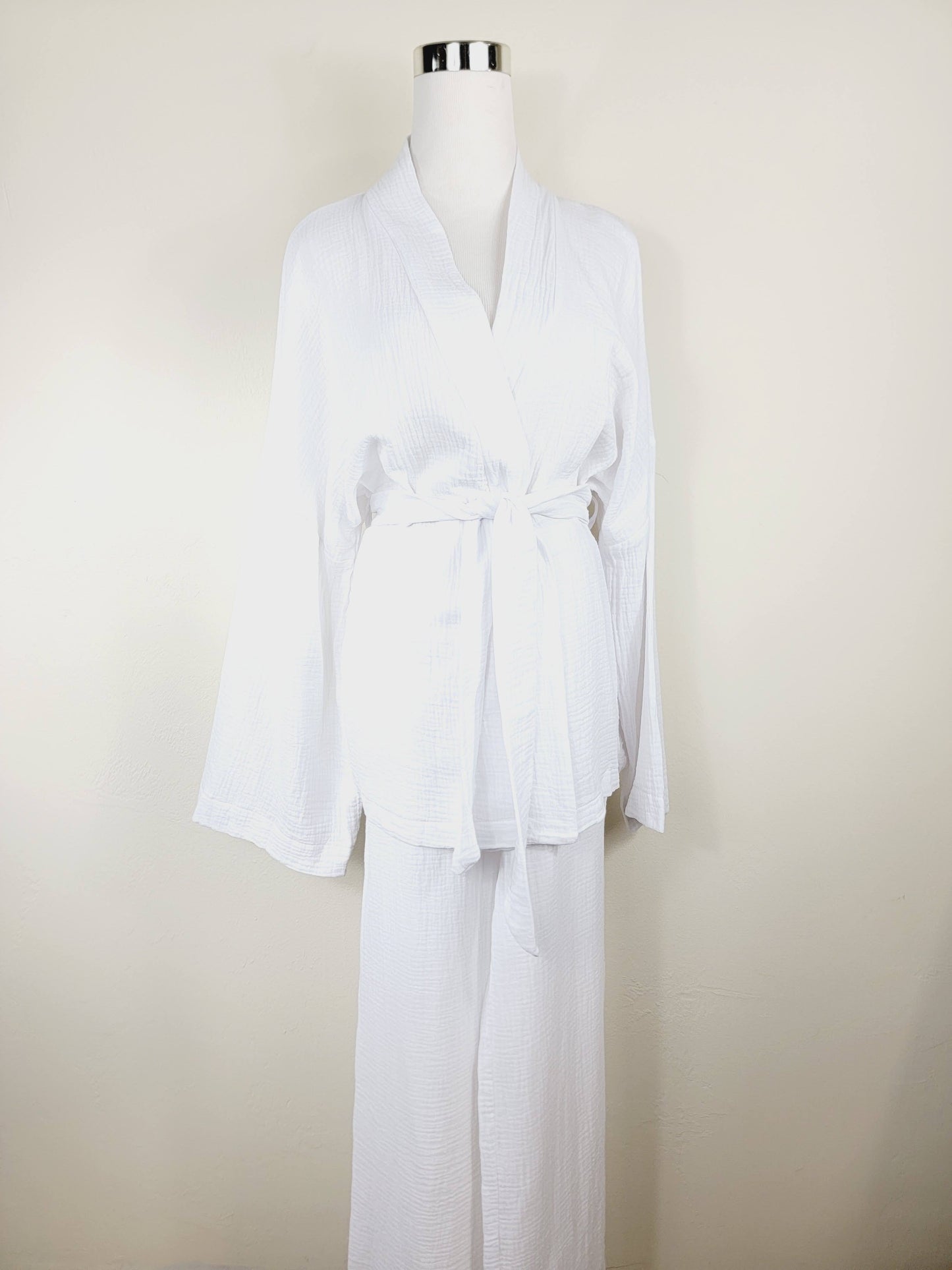 Breathable Muslin Set for Women, Versatile Everyday Wear