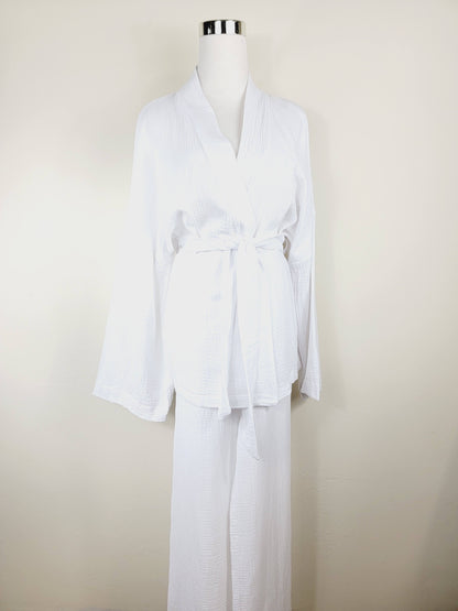 Breathable Muslin Set for Women, Versatile Everyday Wear
