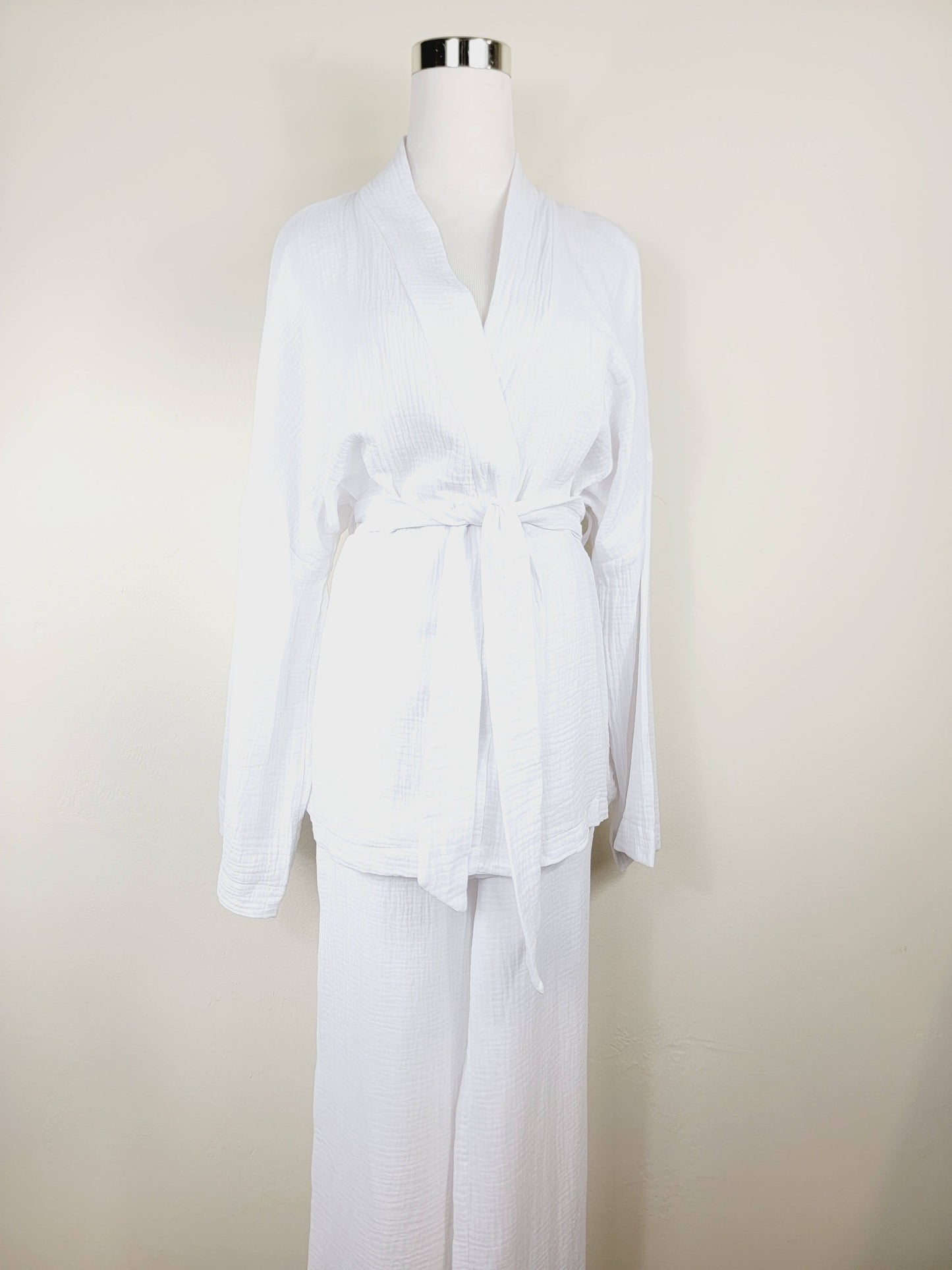 Breathable Muslin Set for Women, Versatile Everyday Wear