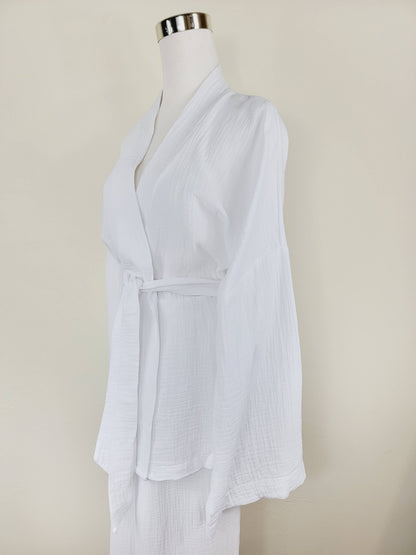 Breathable Muslin Set for Women, Versatile Everyday Wear