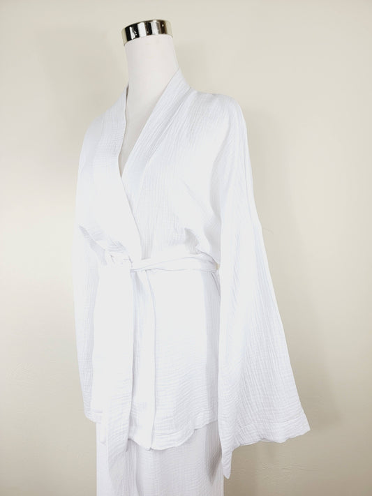 Breathable Muslin Set for Women, Versatile Everyday Wear