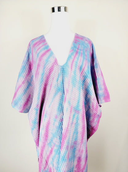 Toalla de baño, Toalla de gofre, Toalla de playa turca, Tie dye hecho a mano