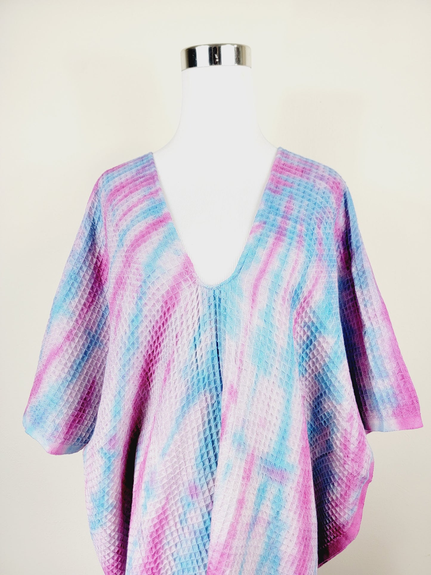 Toalla de baño, Toalla de gofre, Toalla de playa turca, Tie dye hecho a mano