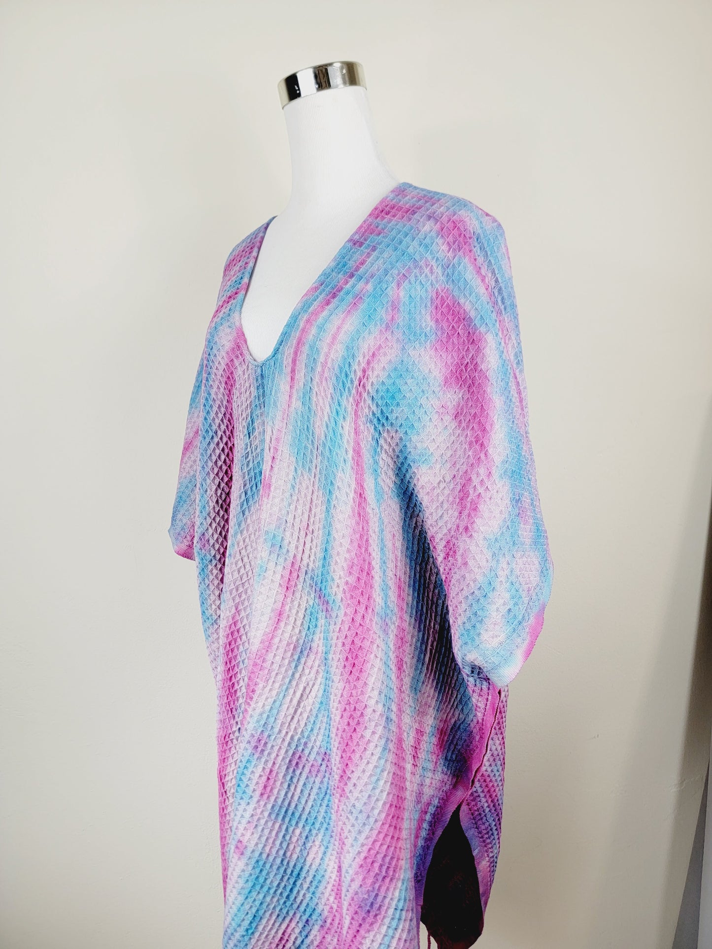 Toalla de baño, Toalla de gofre, Toalla de playa turca, Tie dye hecho a mano