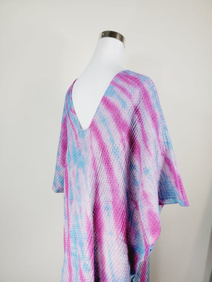 Toalla de baño, Toalla de gofre, Toalla de playa turca, Tie dye hecho a mano