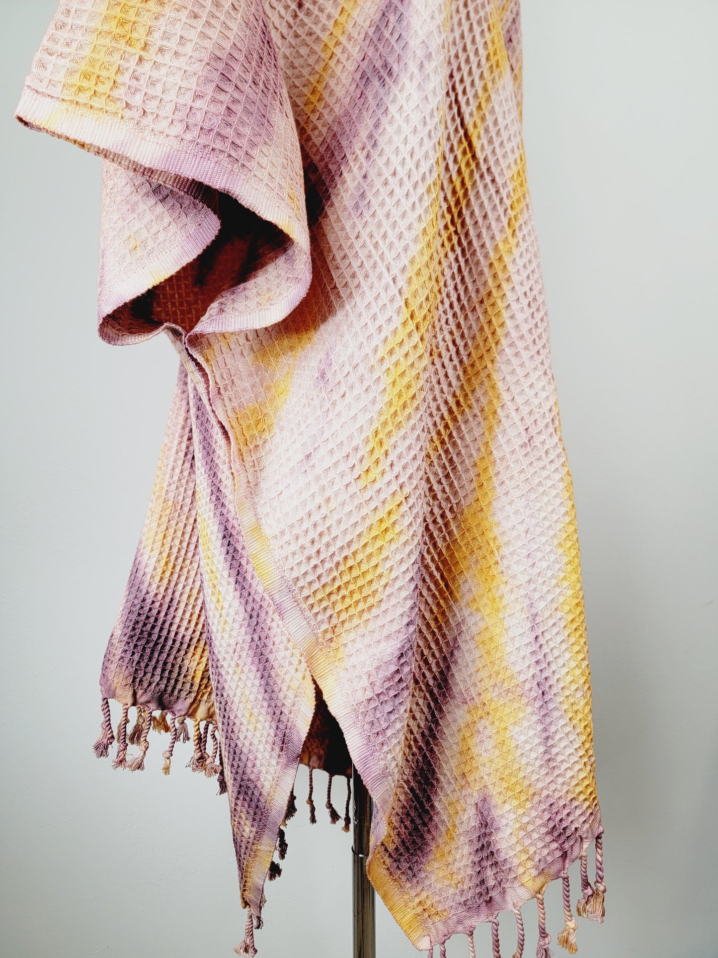 Toalla Waffle, Manta Ligera Secado Rápido - Tabaco