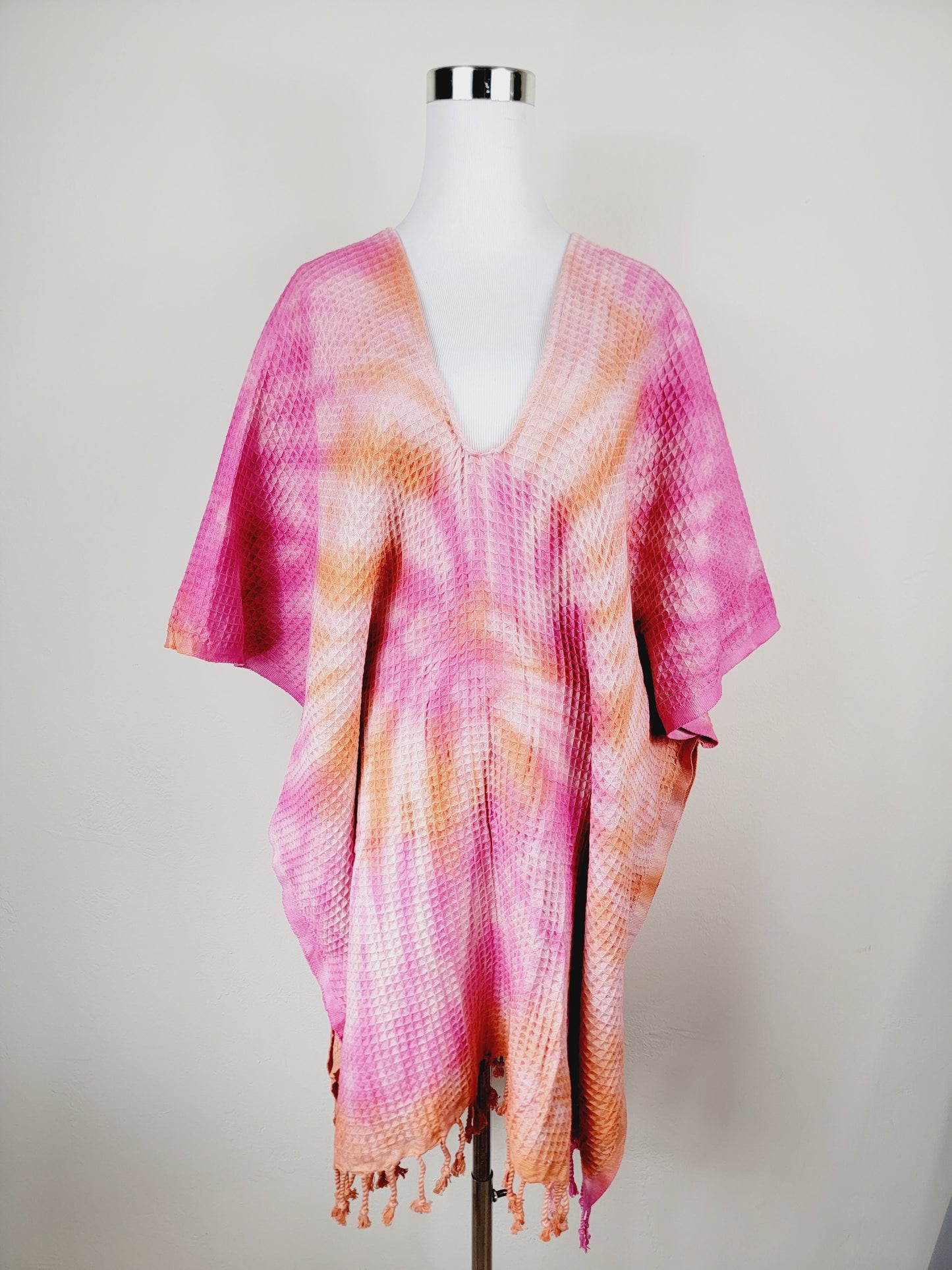 Toalla de baño, Toalla de gofre, Toalla de playa turca, Tie dye hecho a mano