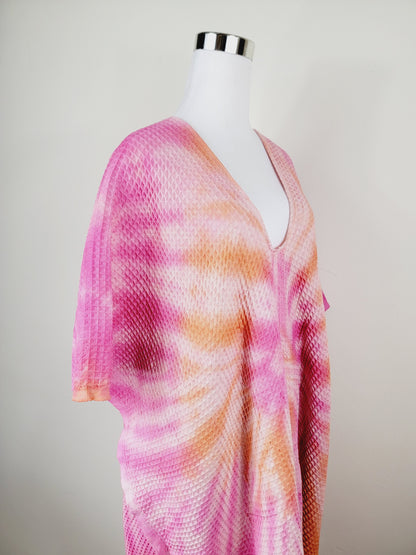 Toalla de baño, Toalla de gofre, Toalla de playa turca, Tie dye hecho a mano