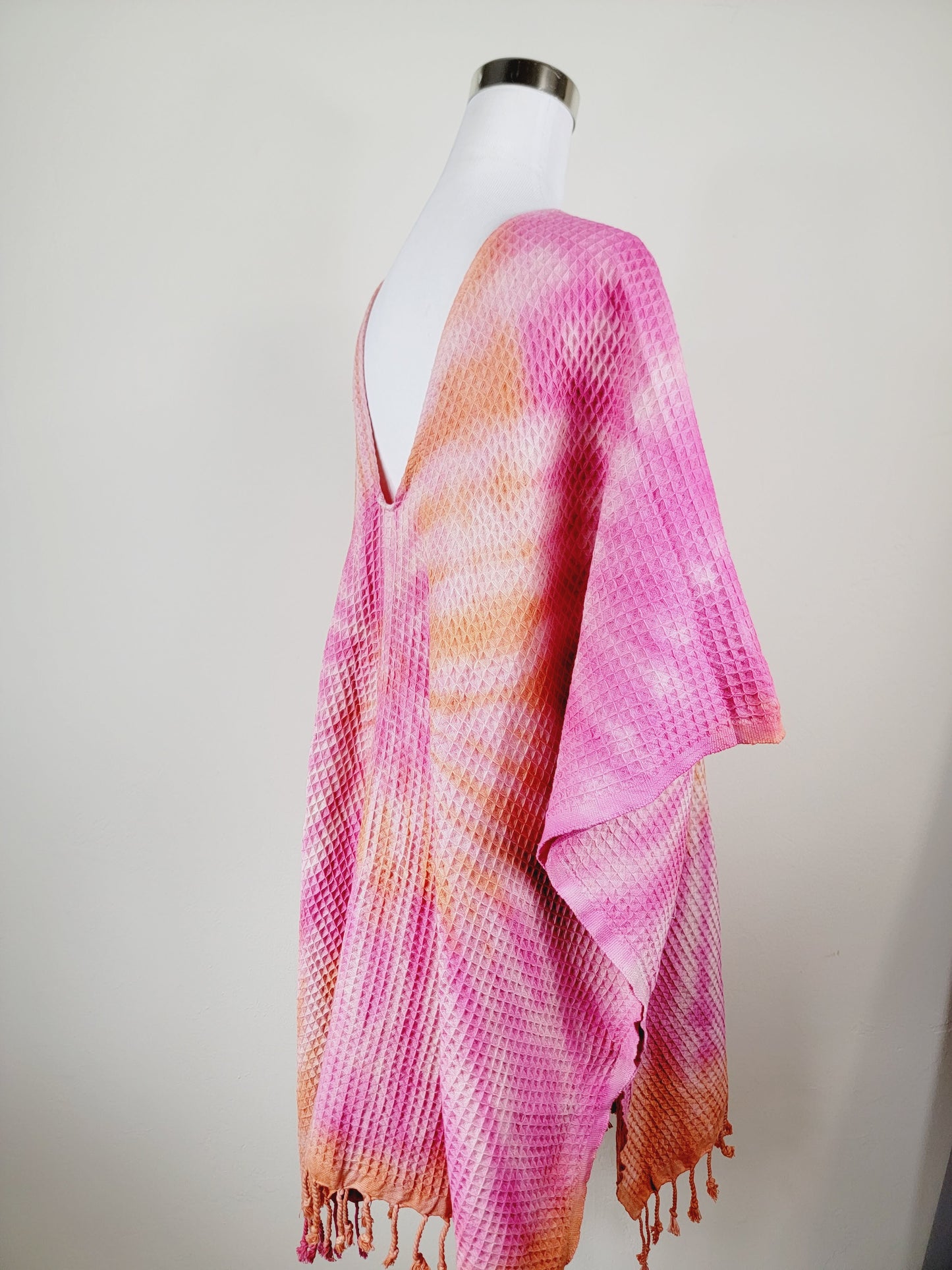 Toalla de baño, Toalla de gofre, Toalla de playa turca, Tie dye hecho a mano