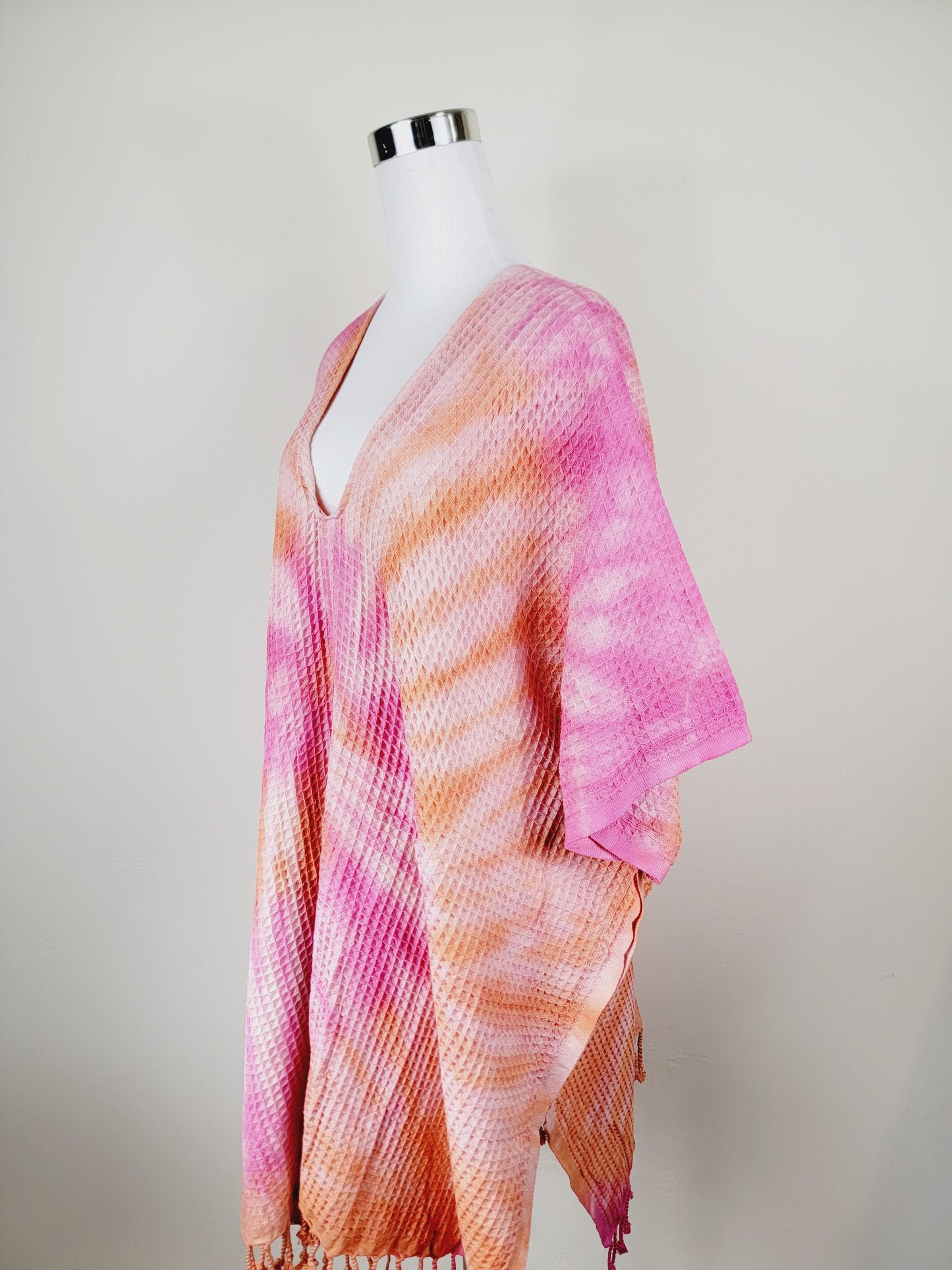 Toalla de baño, Toalla de gofre, Toalla de playa turca, Tie dye hecho a mano