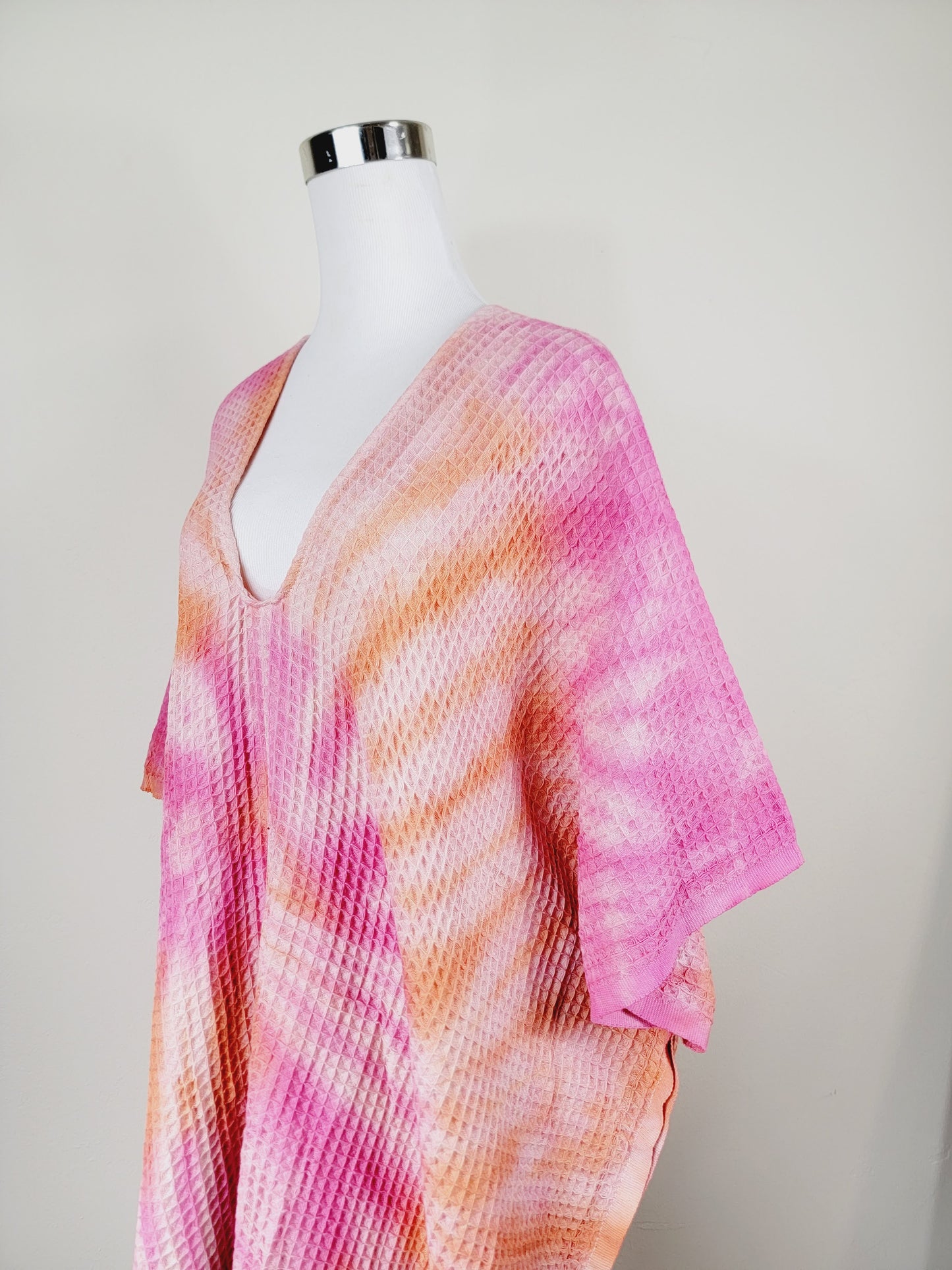 Toalla de baño, Toalla de gofre, Toalla de playa turca, Tie dye hecho a mano