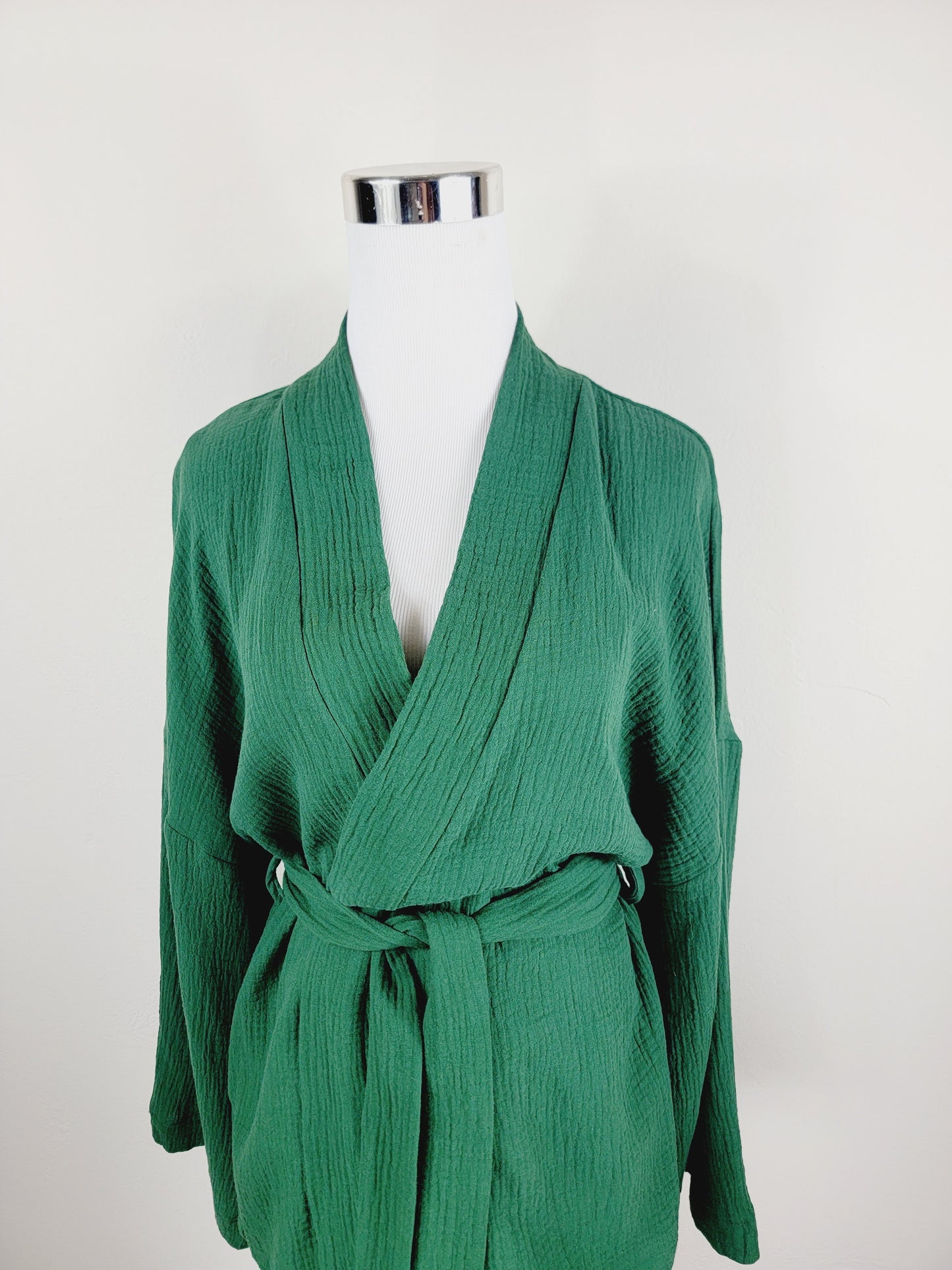 Breathable Muslin Set for Women, Versatile Everyday Wear , Green