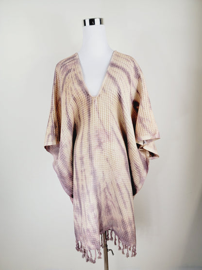 Toalla de baño, Toalla de gofre, Toalla de playa turca, Tie dye hecho a mano