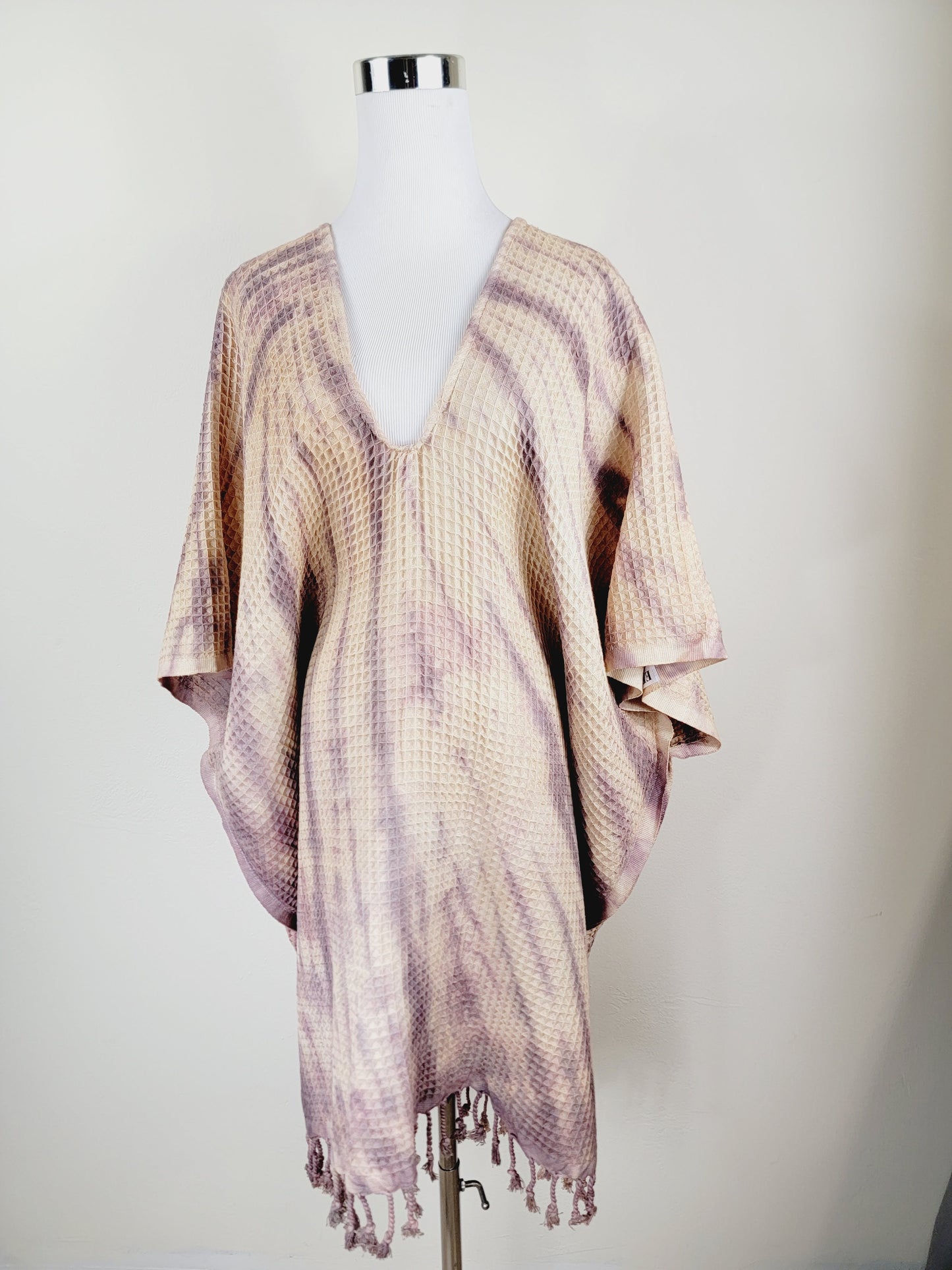 Toalla de baño, Toalla de gofre, Toalla de playa turca, Tie dye hecho a mano