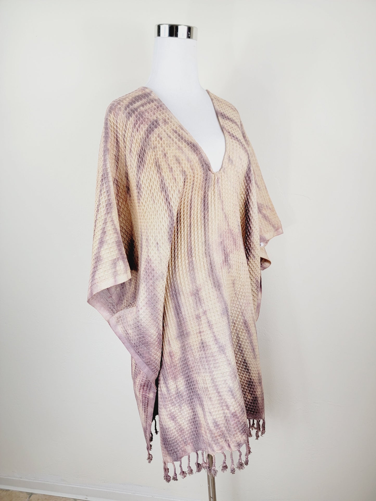 Toalla de baño, Toalla de gofre, Toalla de playa turca, Tie dye hecho a mano