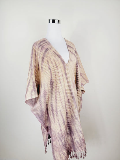 Toalla de baño, Toalla de gofre, Toalla de playa turca, Tie dye hecho a mano