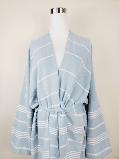 Unisex Cotton Robe, for Bath, Beach and Spa, Made from Turkish Cotton