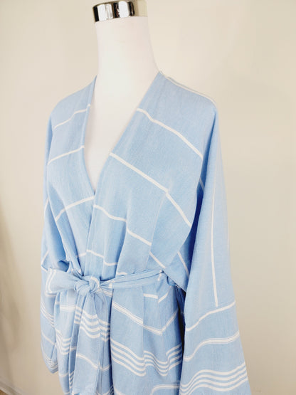 Unisex Cotton Robe, for Bath, Beach and Spa, Made from Turkish Cotton