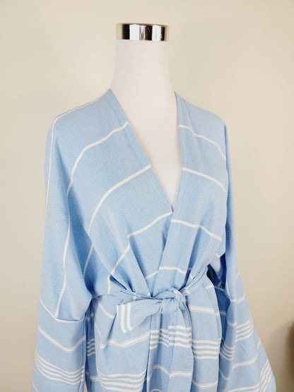 Unisex Cotton Robe, for Bath, Beach and Spa, Made from Turkish Cotton