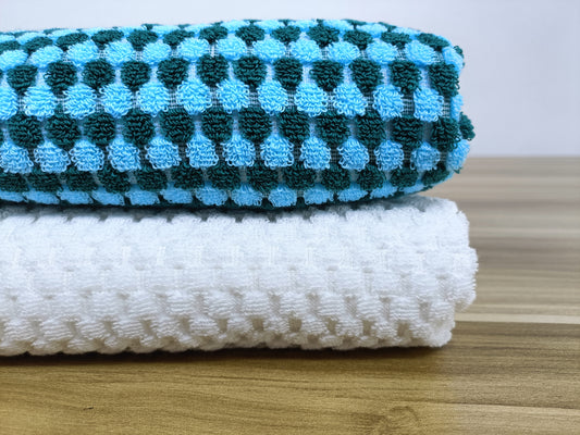 Toalla de rizo de una cara - Toalla de baño y playa sin arena - Beige