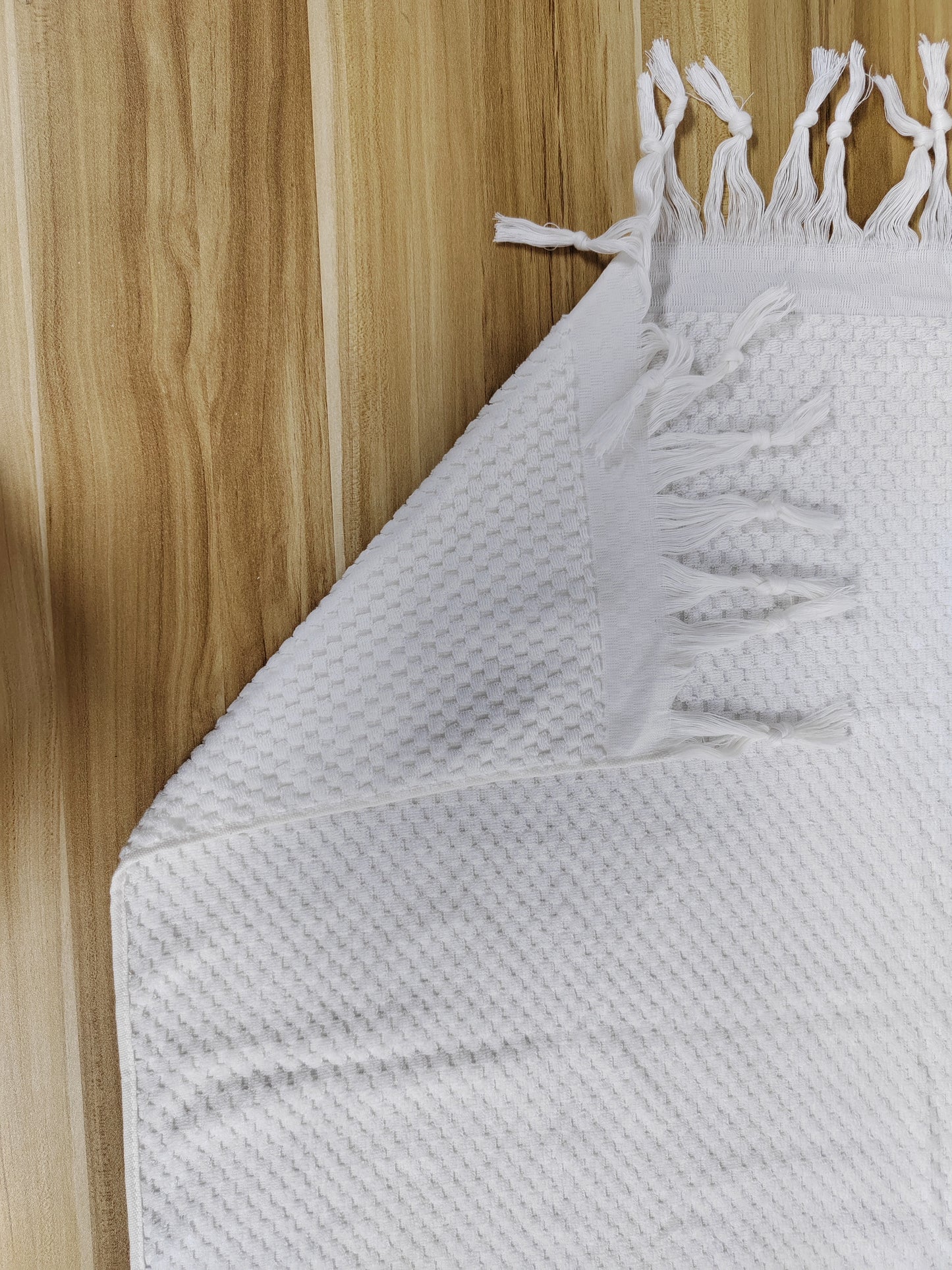 Toalla de rizo de una cara - Toalla de baño y playa sin arena - Beige