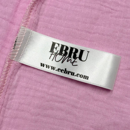Cotton Muslin Robe, Lightweight Kimono Lounge Robe for Women