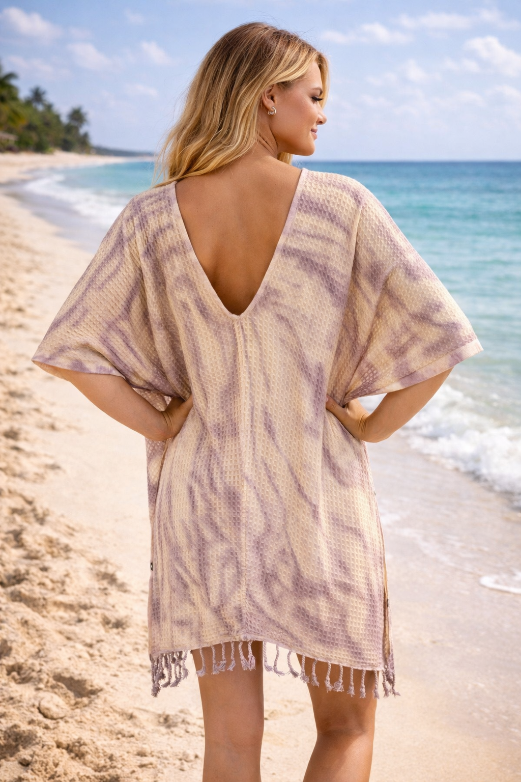 One Size Everyday Cover Up Towel – Beach Perfect, Plum