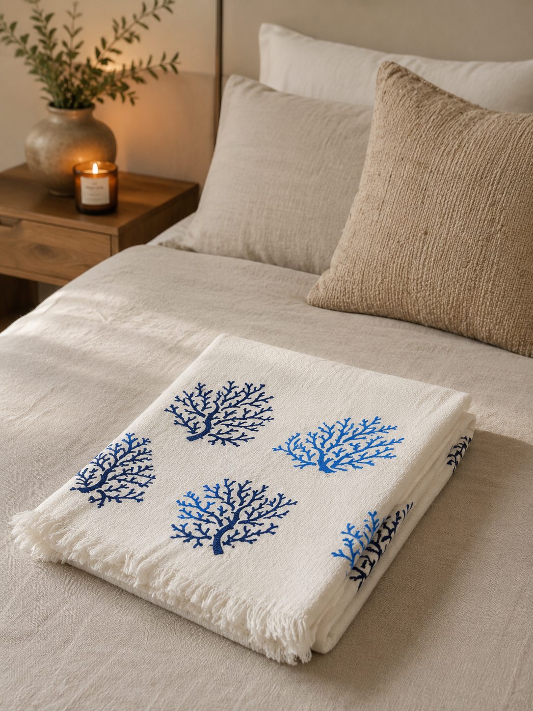 Quick Dry Bath Beach Pool and Spa Towel Soft Lightweight Oversized Reef