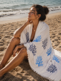 Quick Dry Bath Beach Pool and Spa Towel Soft Lightweight Oversized Reef