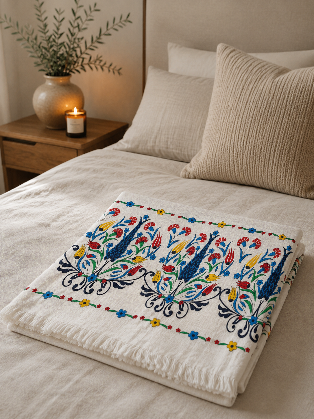 Quick Dry Bath Beach Pool and Spa Towel Soft Lightweight Oversized Tulip