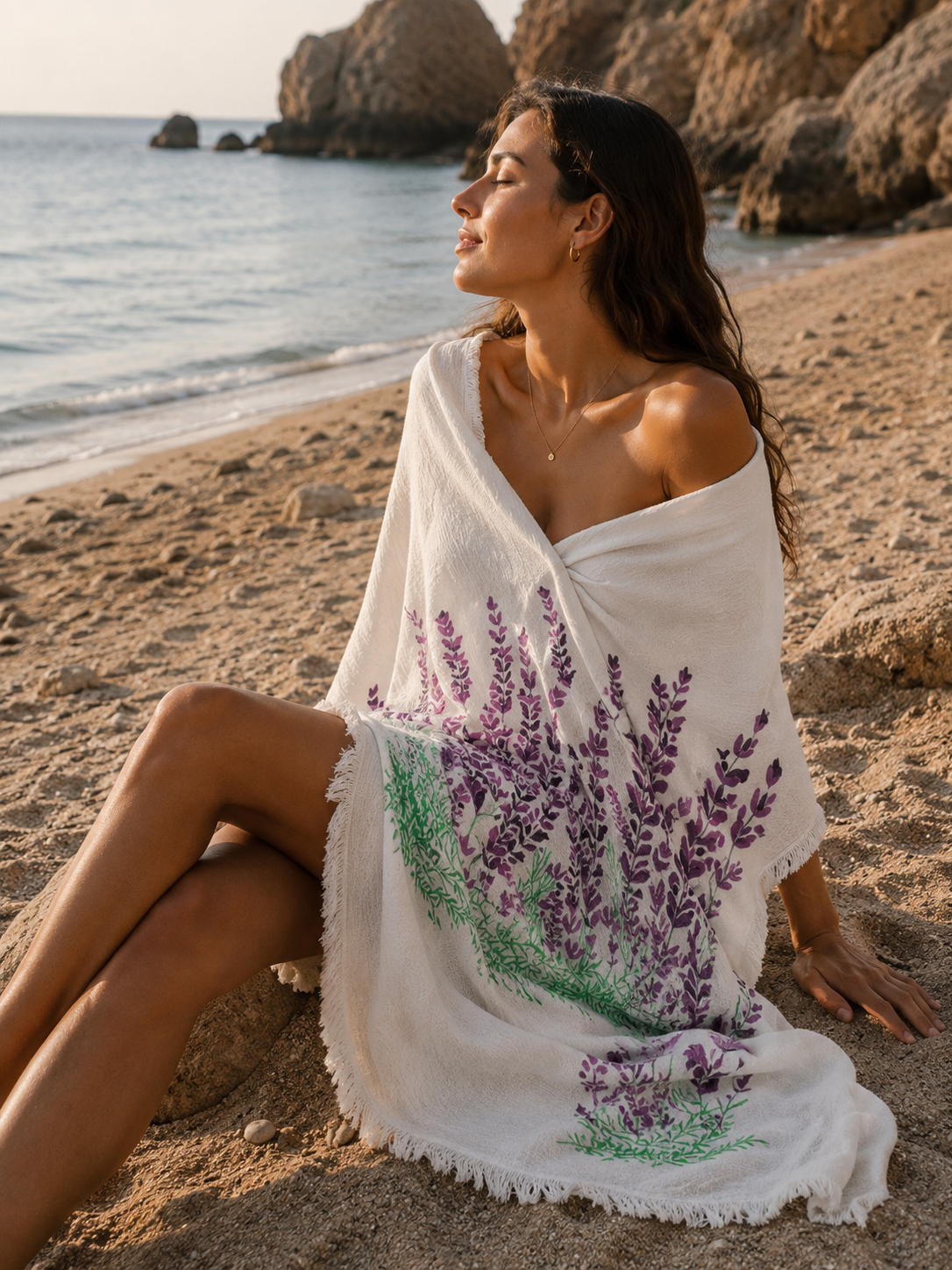 Quick Dry Bath Beach Pool and Spa Towel Soft Lightweight Oversized Lavender