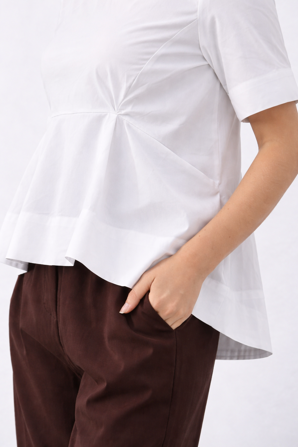 Womens Summer Short Sleeve Shirt Crew Neck Tops Casual Loose Blouse Premium Quality