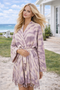 Unisex Cotton Waffle Robe, Honeycomb Weave Bath, Beach & Spa Robe, One Size Oversized