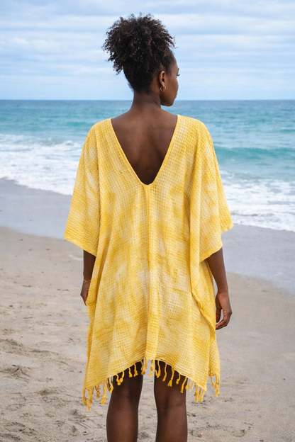 One Size Everyday Cover Up Towel – Beach Perfect, Yellow