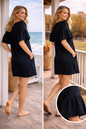 Jersey dress relaxed fit with pockets
