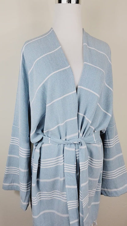 Unisex Cotton Robe, for Bath, Beach and Spa, Made from Turkish Cotton