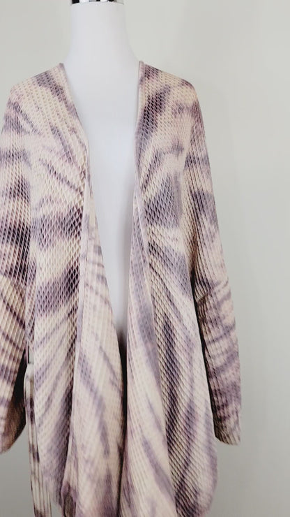 Unisex Cotton Waffle Robe, Honeycomb Weave Bath, Beach & Spa Robe, One Size Oversized