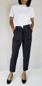 HIGH WAISTED TROUSERS WITH PLEATS - EEBRU
