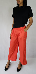 CULOTTES, ELASTICATED BELT TROUSERS WITH POCKETS - EEBRU