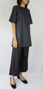 CULOTTES, ELASTICATED BELT TROUSERS WITH POCKETS - EEBRU