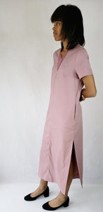 MAXI DRESS WITH DEEP V NECK - EEBRU