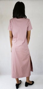 MAXI DRESS WITH DEEP V NECK - EEBRU