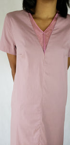 MAXI DRESS WITH DEEP V NECK - EEBRU