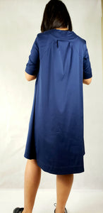 DRESS WITH PLEATED BACK - EEBRU