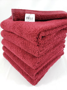 Burgundy Salon Towel 20x36 inches