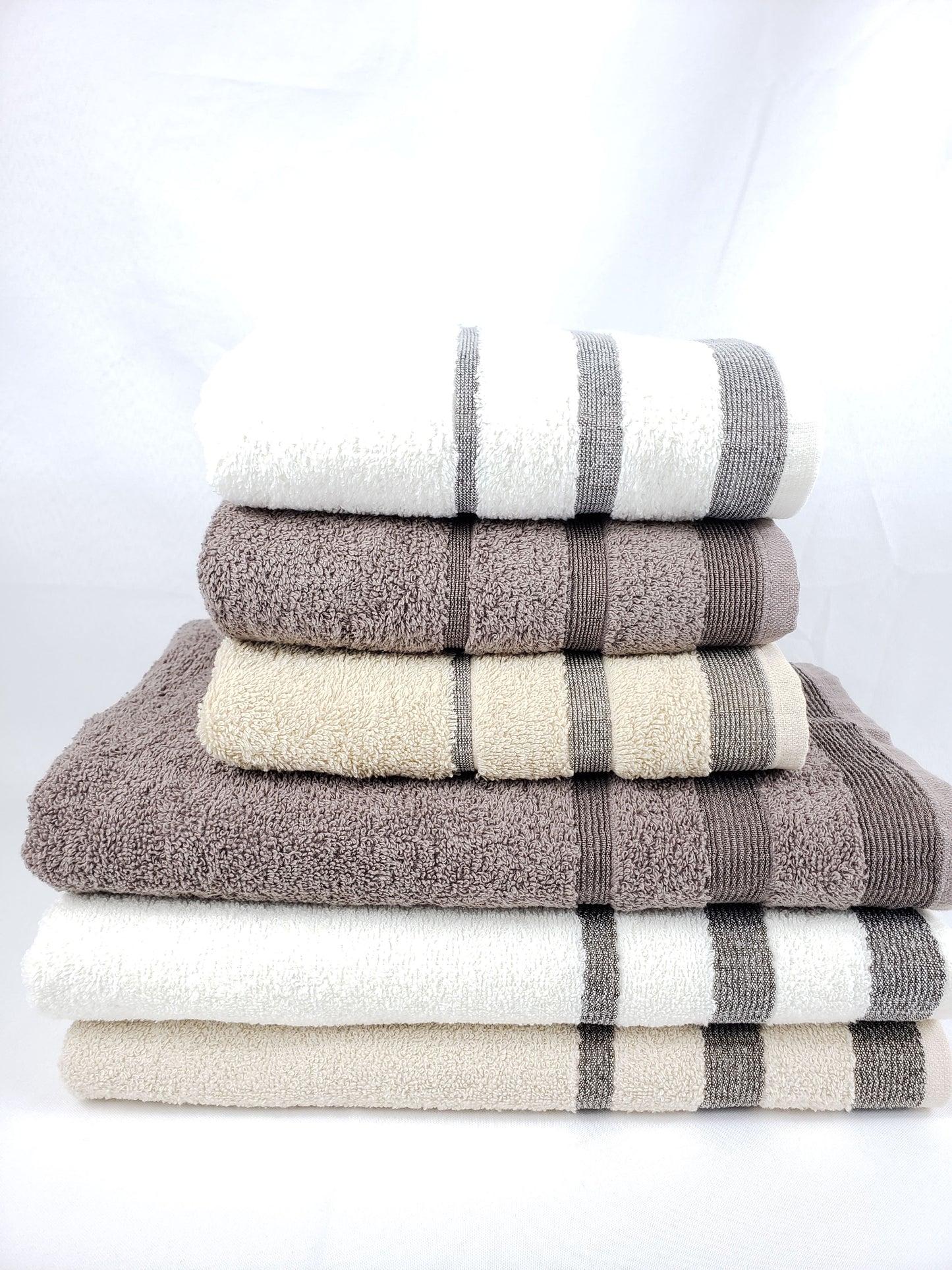 BATH / HAND TOWEL Organic Cotton - Chocolate