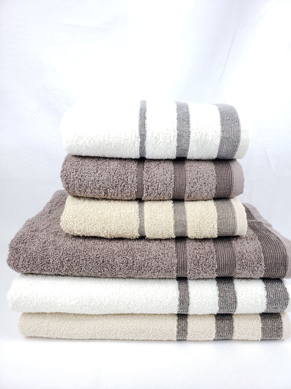 BATH / HAND TOWEL Organic Cotton - Chocolate