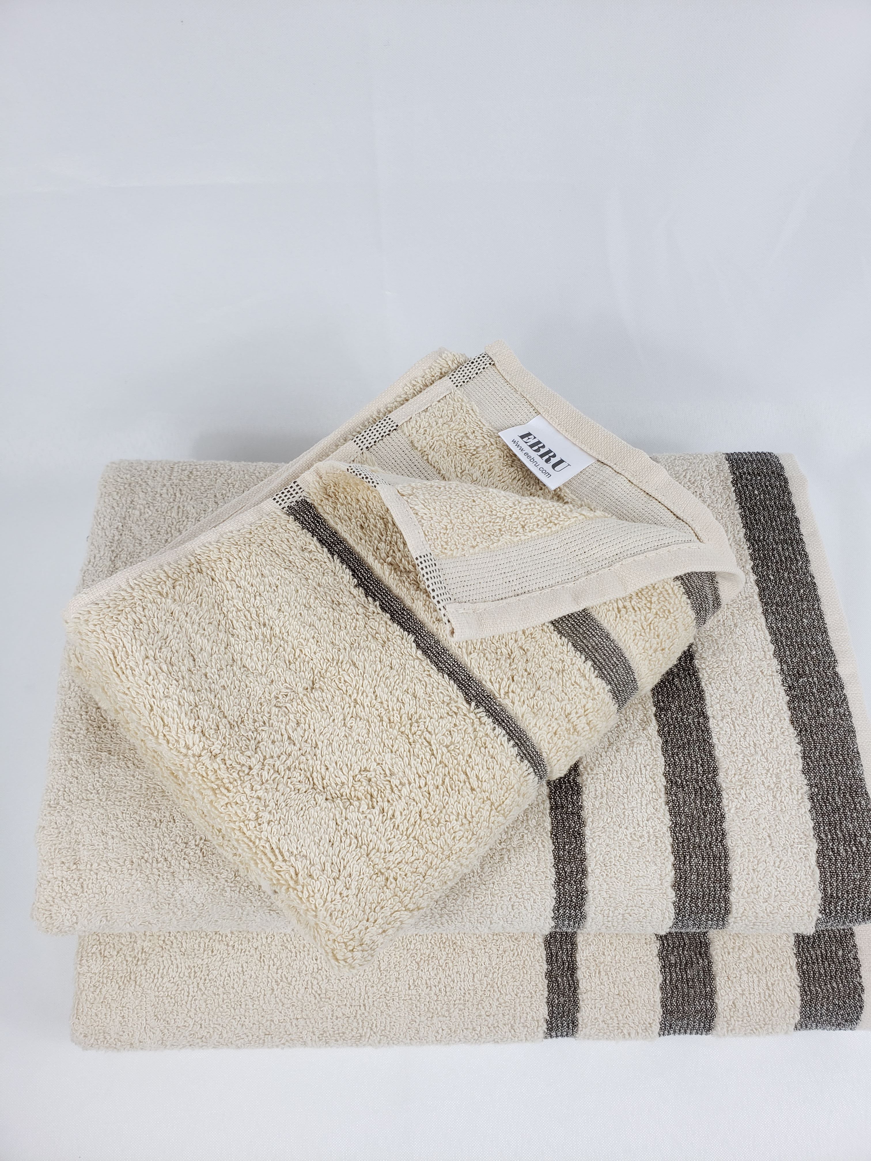 BATH / HAND TOWEL Organic Cotton - Caramel