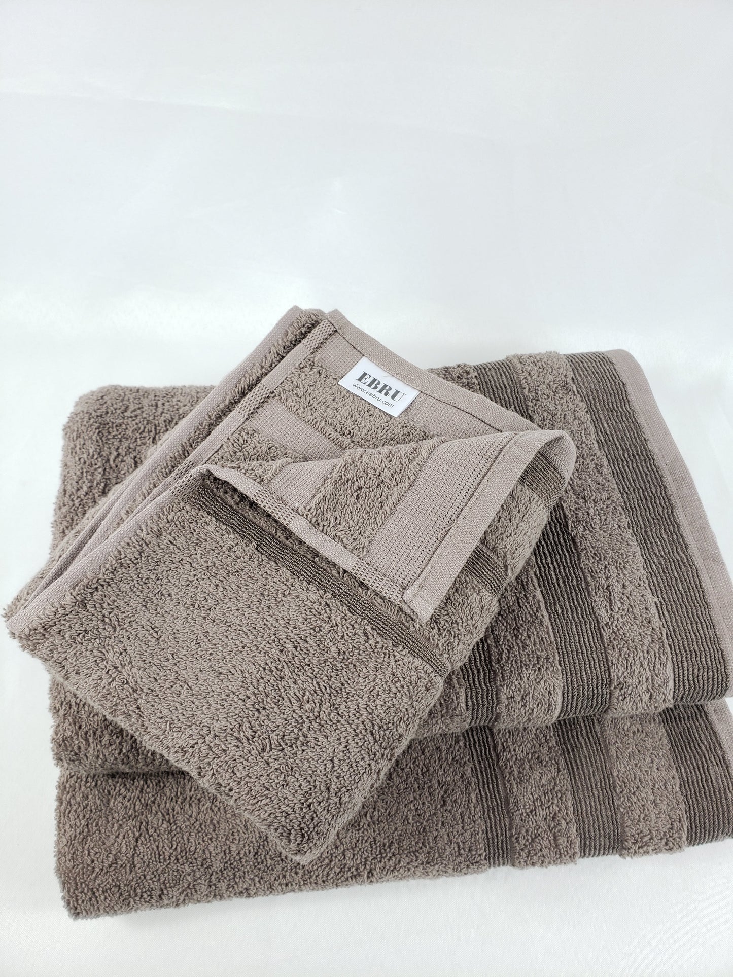 BATH / HAND TOWEL Organic Cotton - Chocolate